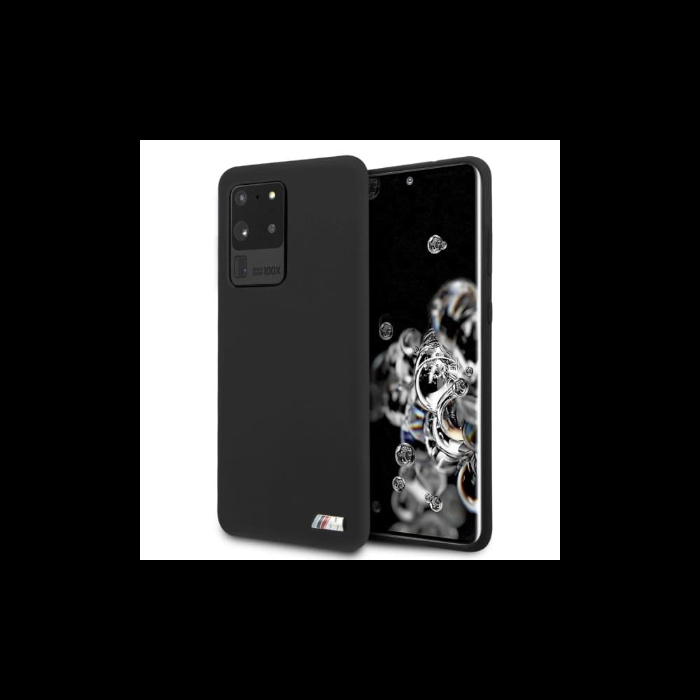 Etui BMW BMHCS69MSILBK Samsung Galaxy S20 Ultra fekete/black Silicone M Collection - 1