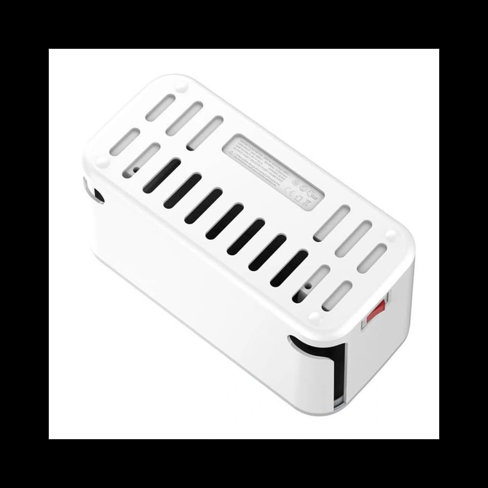 Napájecí lišta s organizérem LDNIO SN5309W, 5x AC, 3x USB, 2500W (bílá) - 2