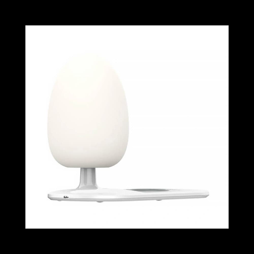 Lampă de noptieră cu funcție de încărcare wireless Qi, LDNIO Y3 (albă) - 1
