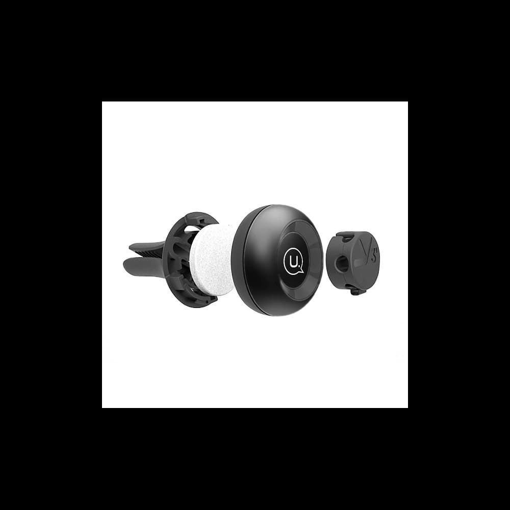 Suport magnetic auto pentru cablu USAMS US-ZB019 Air Vent negru/black - 4