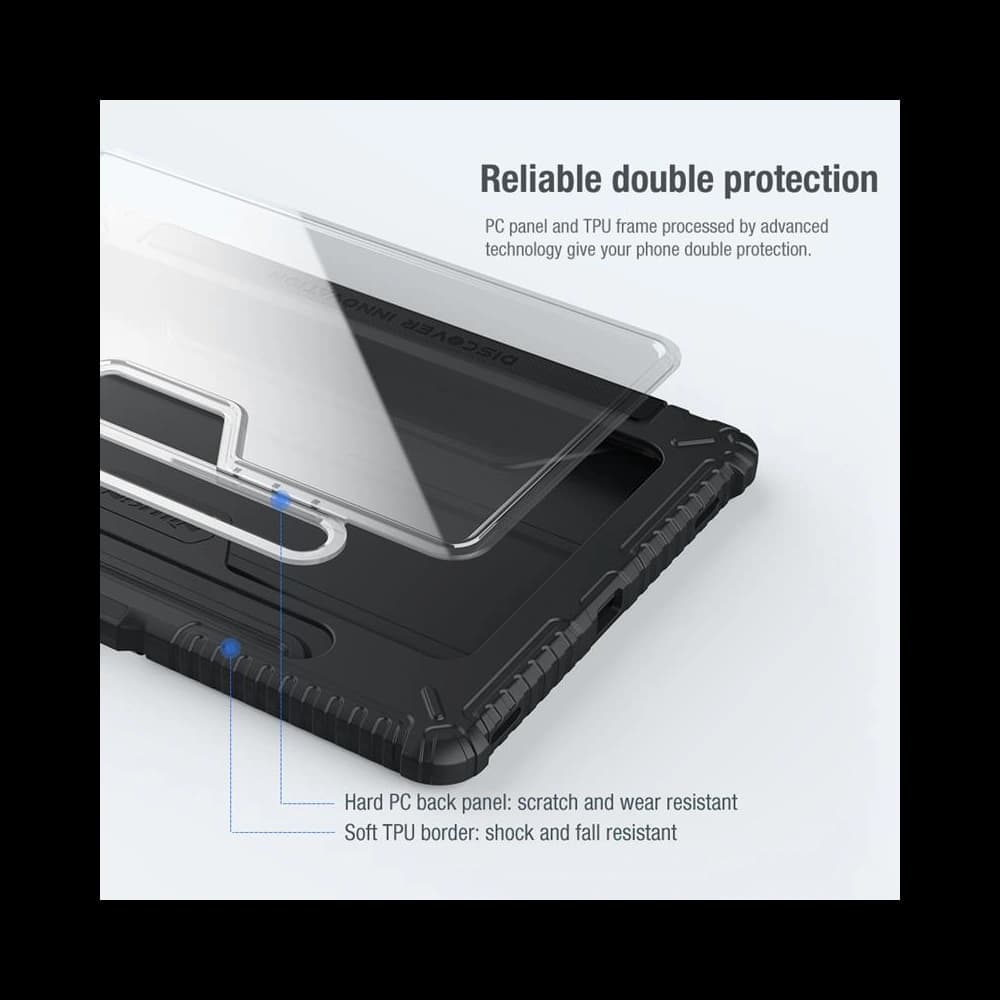 Etui Nillkin Bumper Pro Samsung Galaxy Tab S8+ Plus/S7+ Plus/S7 FE negre - 6