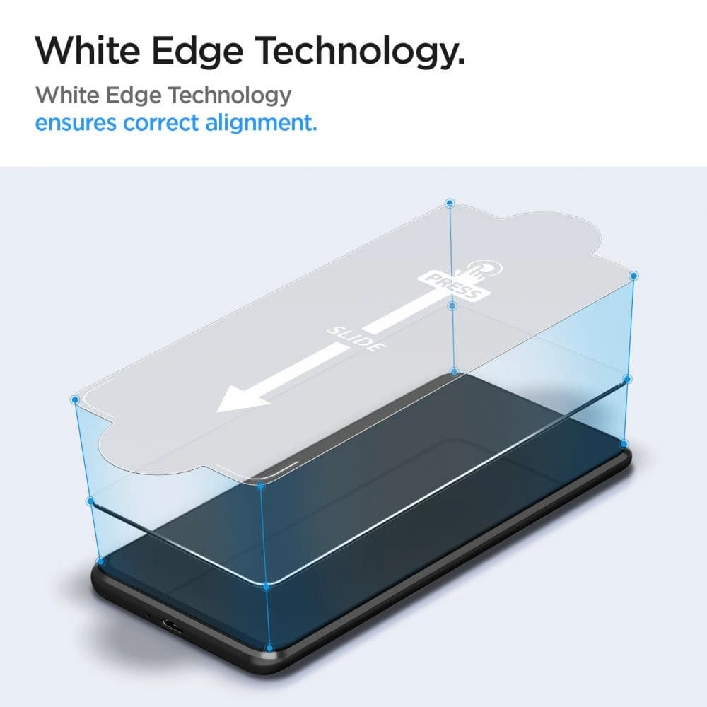 Zpevněné sklo Spigen GLAS.tR Slim Samsung Galaxy A34 5G Clear [2 PACK] - 9