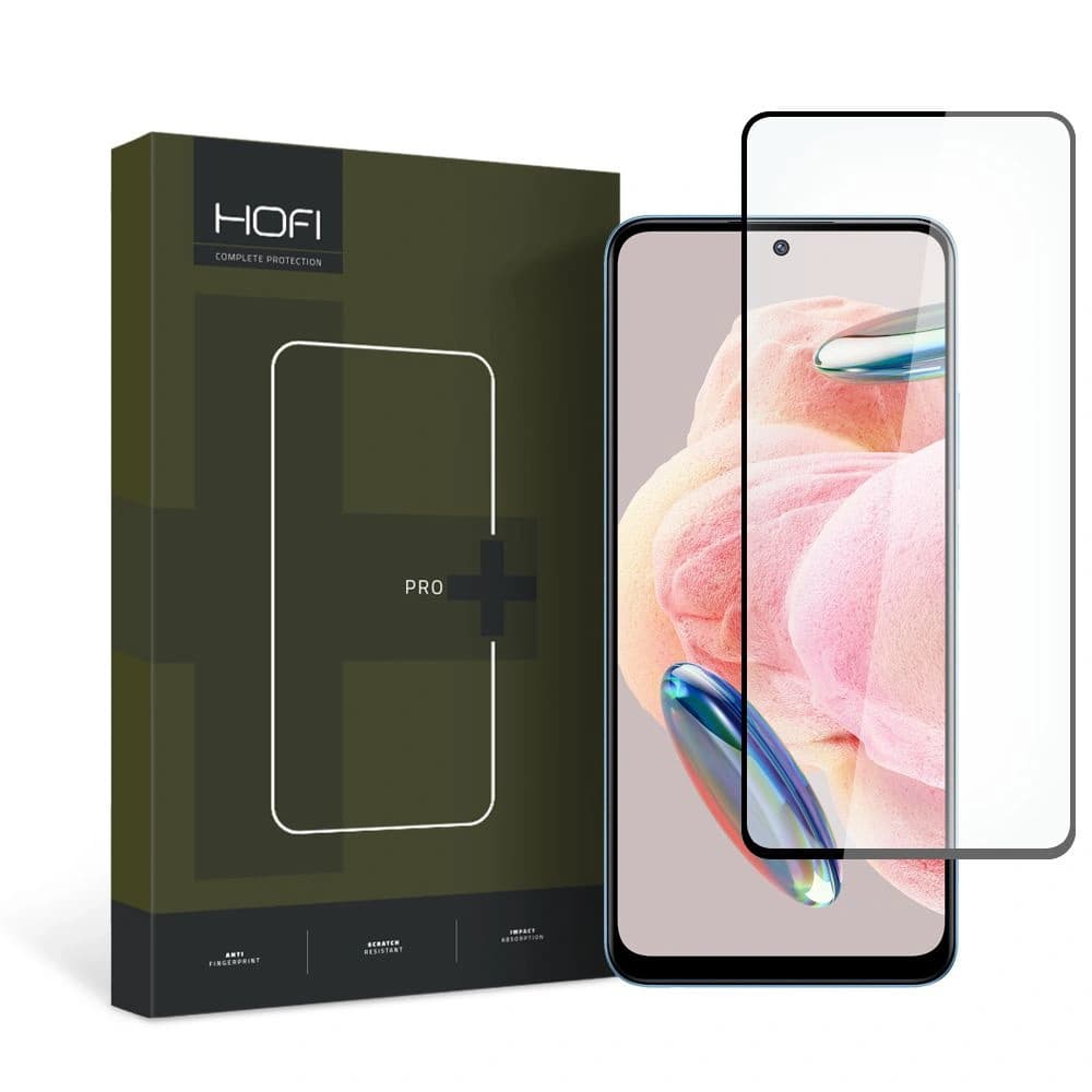 Hofi Glass Pro+ Xiaomi Redmi Note 12 LTE Black - 1