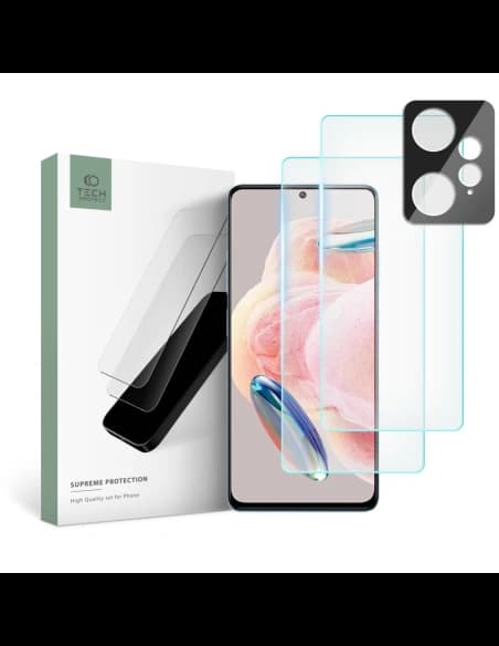 Tech-Protect Supreme Set Xiaomi Redmi Note 12 LTE Clear [2+1 PACK]