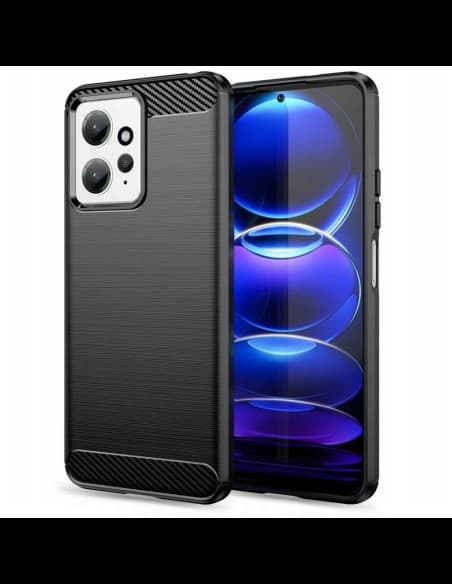 Tech-Protect TPUCarbon Xiaomi Redmi Note 12 LTE Black