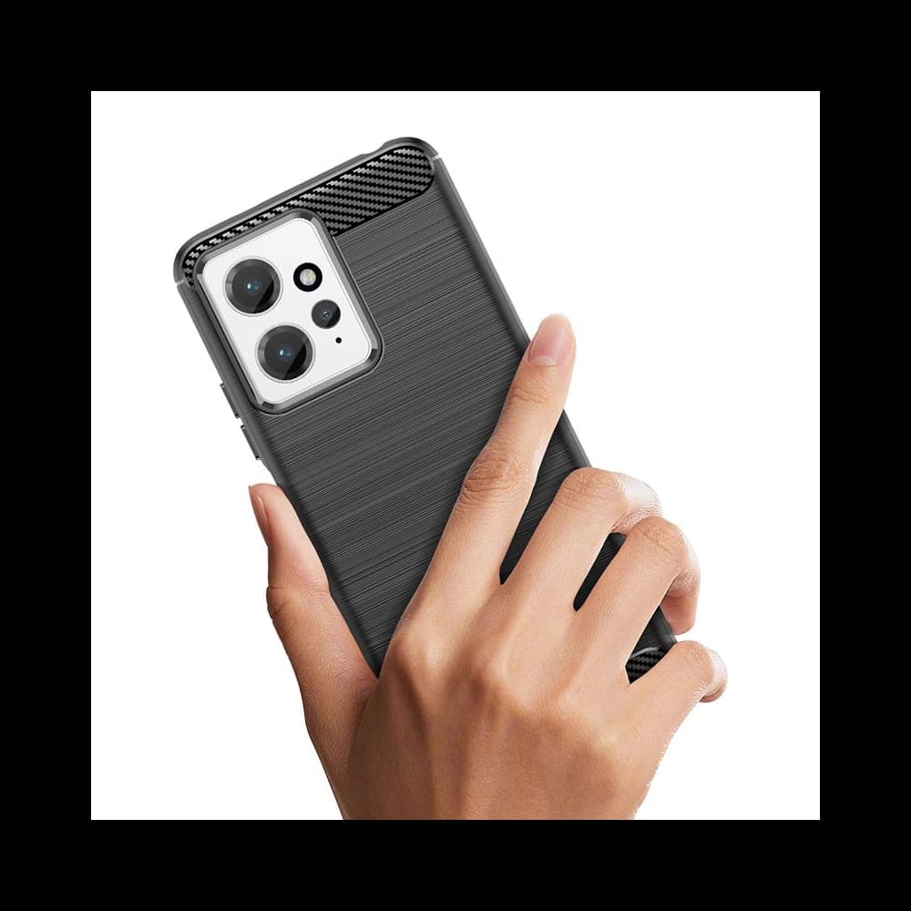 Etui Tech-Protect TPUCarbon Xiaomi Redmi Note 12 LTE Fekete - 2