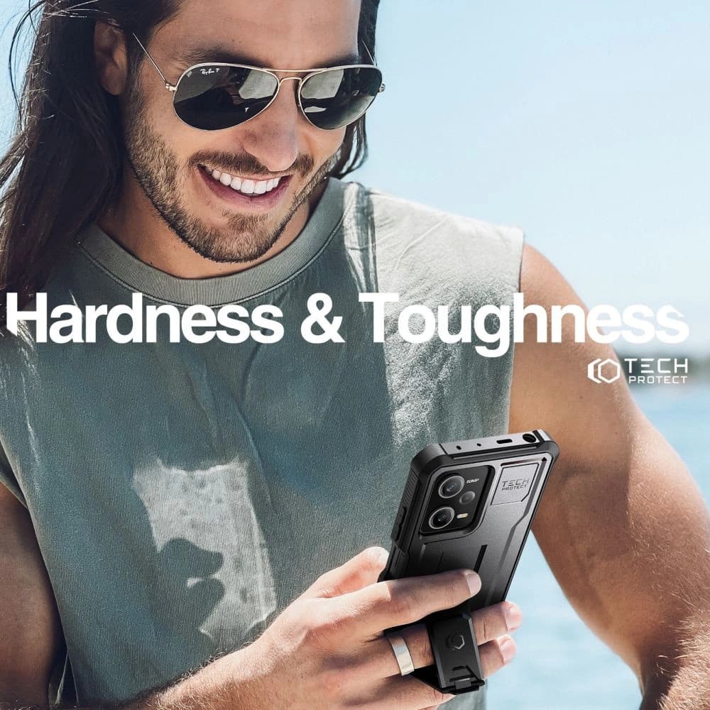 Etui Tech-Protect Kevlar Pro Xiaomi Redmi Note 12 Pro 5G/POCO X5 Pro 5G Černá - 7