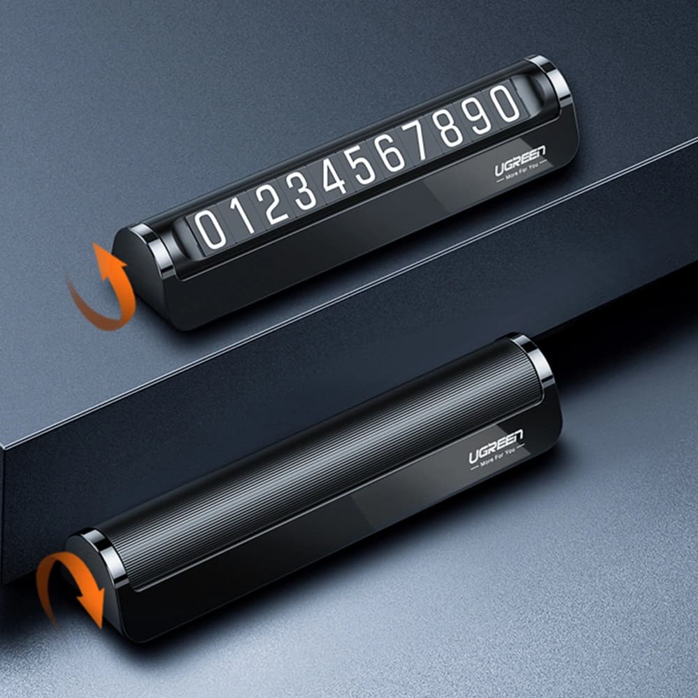 UGREEN LP178 car telephone number plate Black - 5