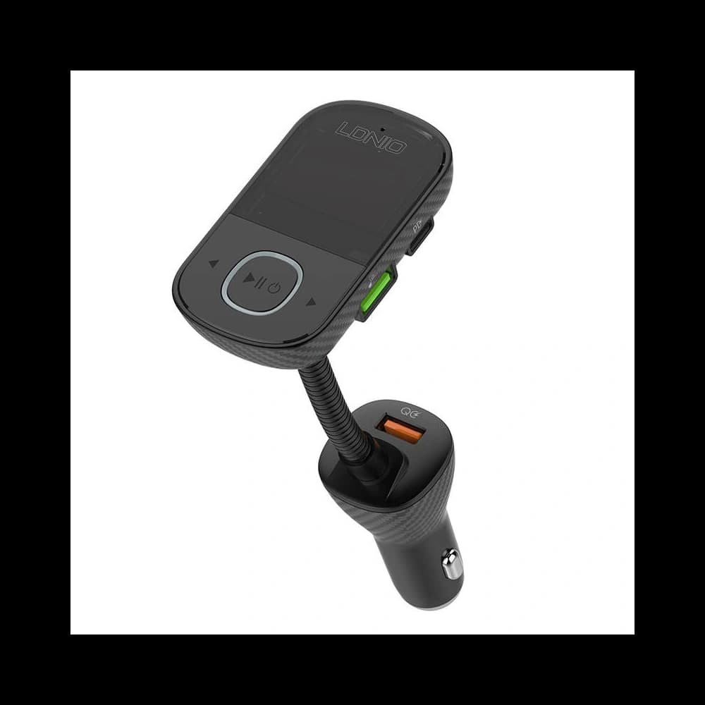 Transmitter FM LDNIO C705Q Bluetooth 2xUSB-A, USB-C + kabel microUSB - 3