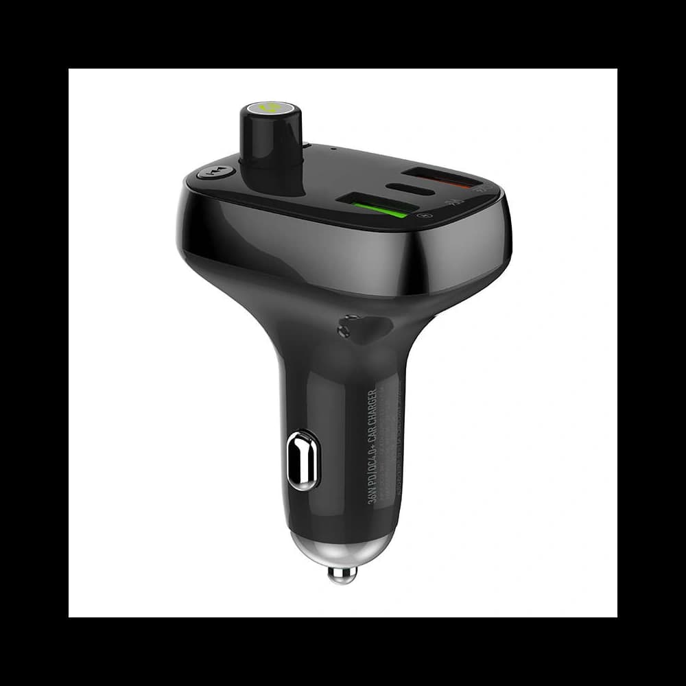 Transmiter FM LDNIO C704Q Bluetooth 2xUSB-A, USB-C + kabel microUSB - 2