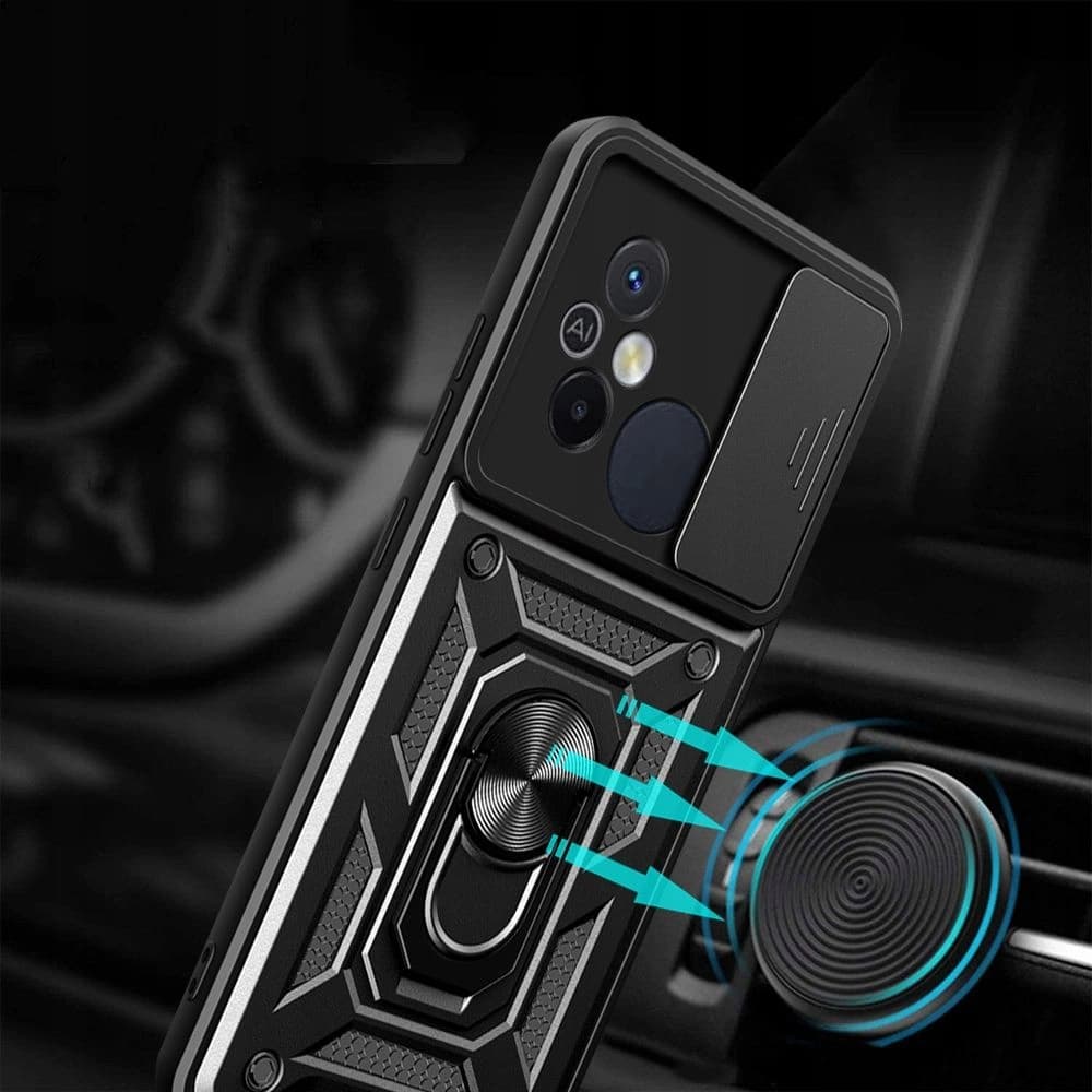 Tech-Protect Xiaomi Tasche CamShield Pro Redmi 12c Schwarz - 3