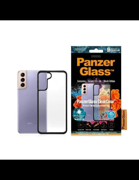 Etui PanzerGlass ClearCase Samsung Galaxy S21+ Plus negru/black