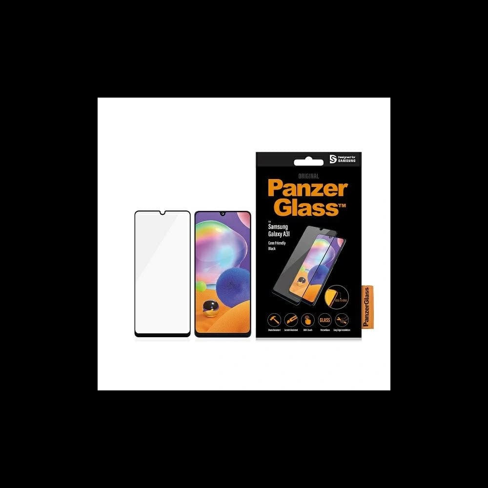 Sticlă securizată PanzerGlass E2E Regular Samsung Galaxy A31/A32 Case Friendly negru/black - 1