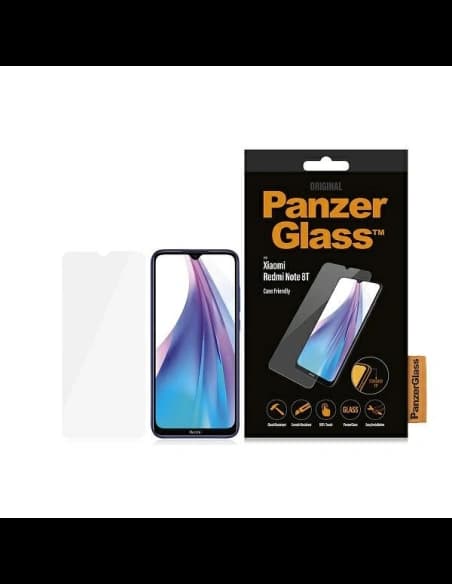 Edzett üveg PanzerGlass E2E Regular Xiaomi Redmi Note 8T Case Friendly fekete/black