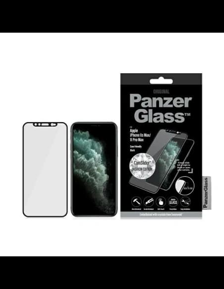 PanzerGlass E2E Super+ Apple iPhone 11 Pro Max/XS Max Case Friendly Swarovsky CamSlider black