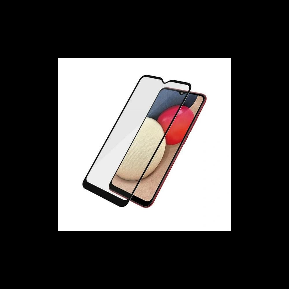 Tvrzené sklo PanzerGlass E2E Super+ Samsung Galaxy A02s Case Friendly AntiBacterial černý/black - 2