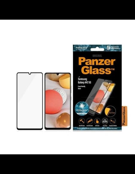PanzerGlass E2E Super+ Samsung Galaxy A42 5G Case Friendly AntiBacterial black
