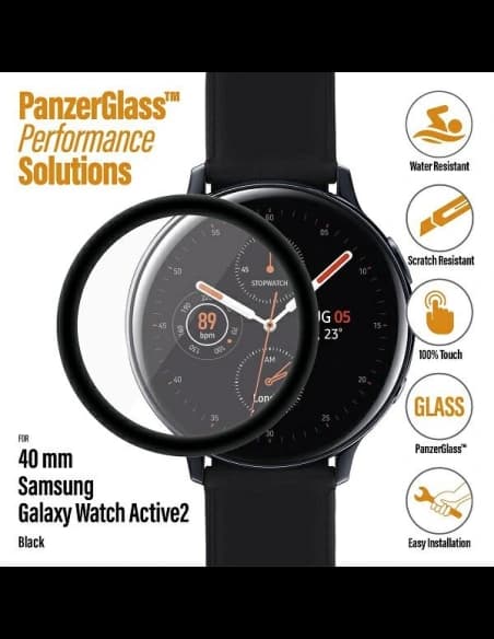 PanzerGlass Samsung Gehärtetes Glas Galaxy Watch Active 2 40mm