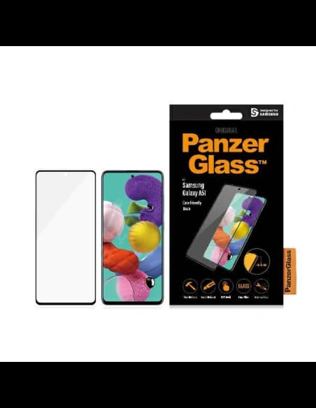 Tvrzené sklo PanzerGlass Pro E2E Regular Samsung Galaxy A51 Case Friendly černé/black