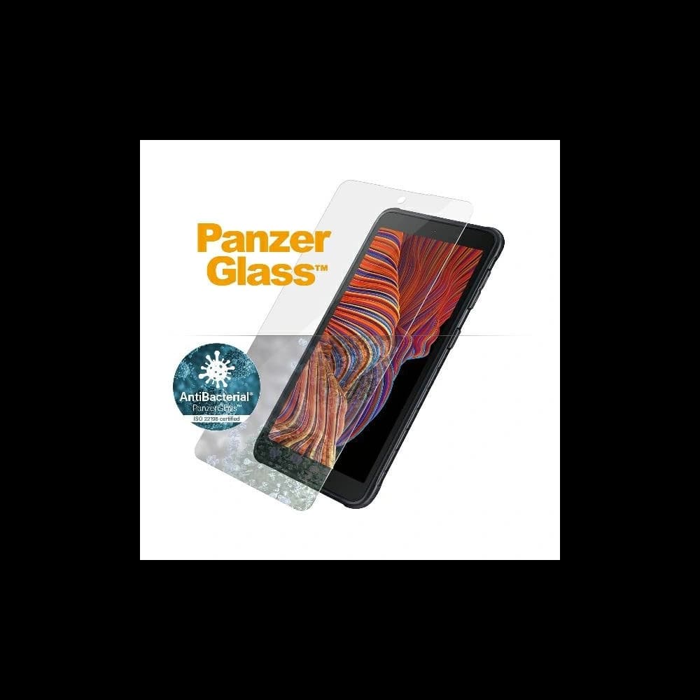 PanzerGlass Samsung Tempered Glass Pro E2E Regular Galaxy Xcover 5 Antibacterial Case Friendly schwarz/schwarz - 2