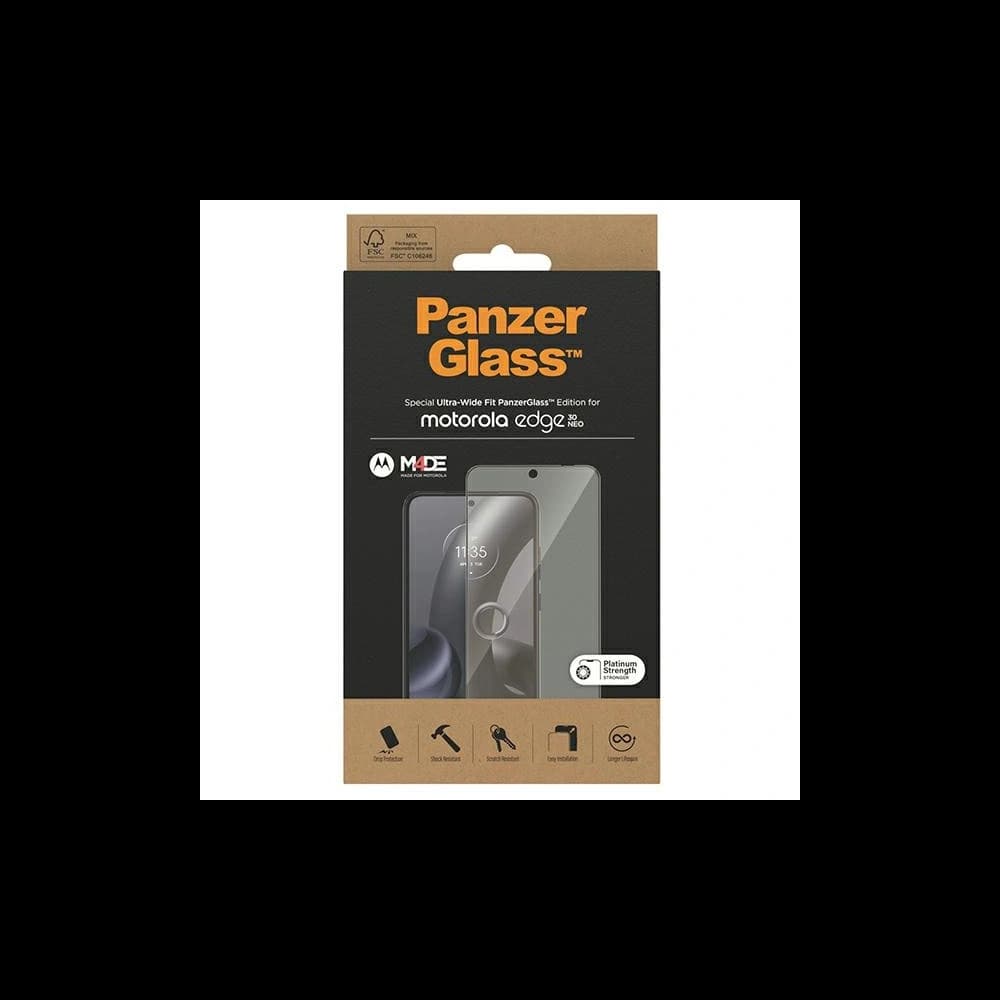 PanzerGlass Ultra-Wide Fit Motorola Moto Edge 30 Neo 6569 - 3