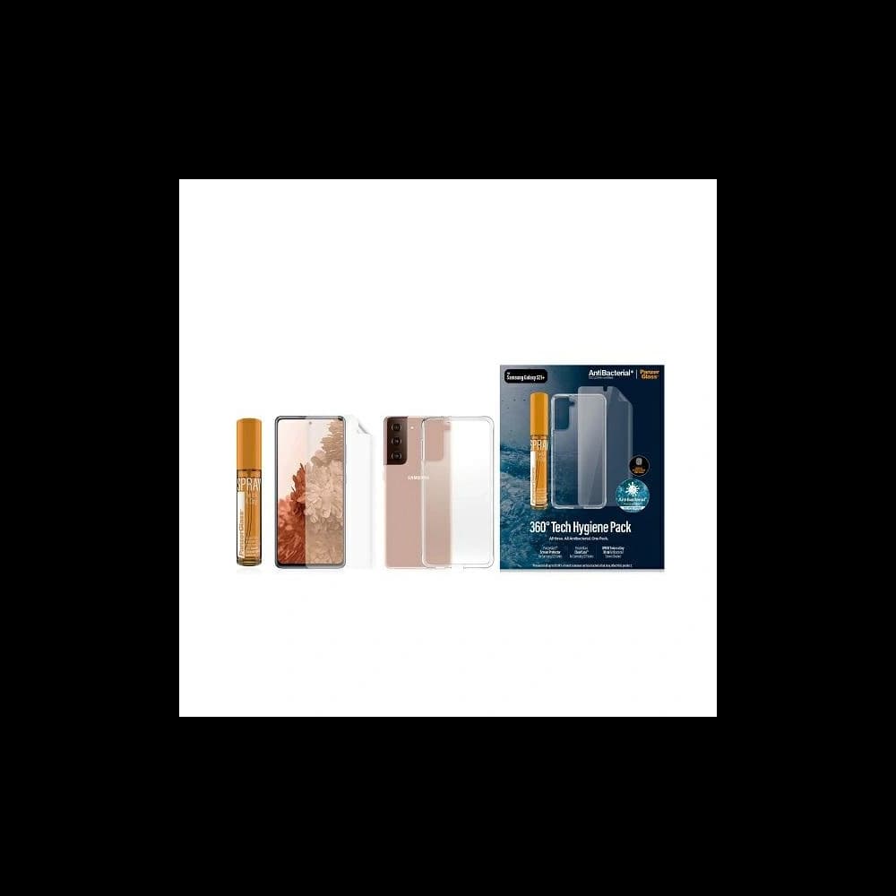 Zestaw PanzerGlass Start Kit Samsung Galaxy S21+ Plus Protecție ecran TPU, Husa ClearCase, Spray 30ml - 2
