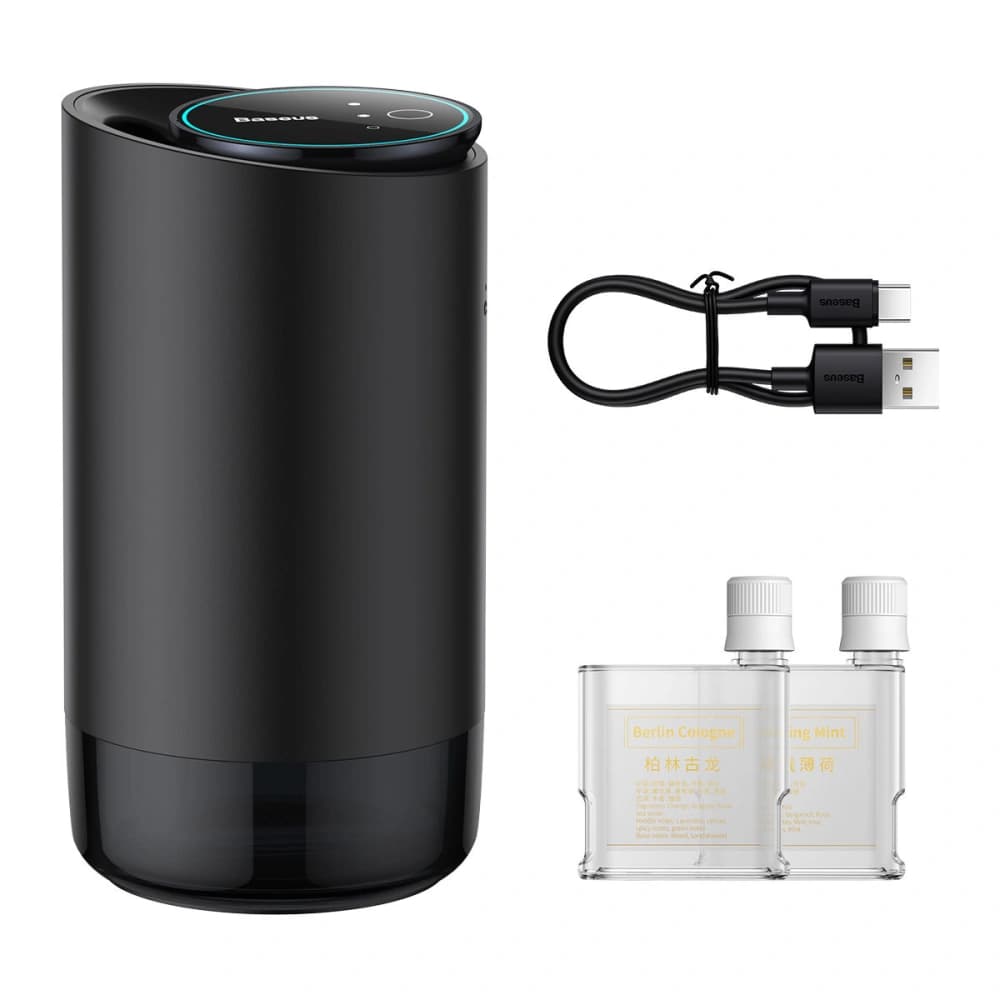 Odorizant auto Baseus Wisdom negru (Apă de colonie + mentă) - 11