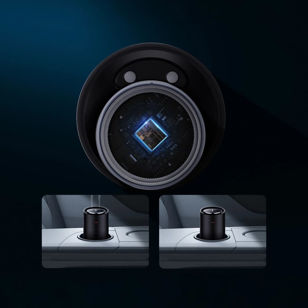 Odorizant auto Baseus Wisdom negru (Apă de colonie + mentă) - 15