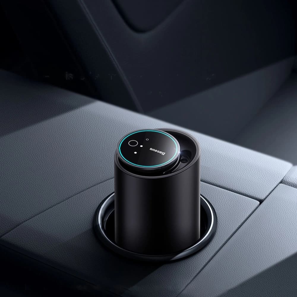 Odorizant auto Baseus negru (ceai alb / piersică suculentă) + cablu USB-C 1m - 17