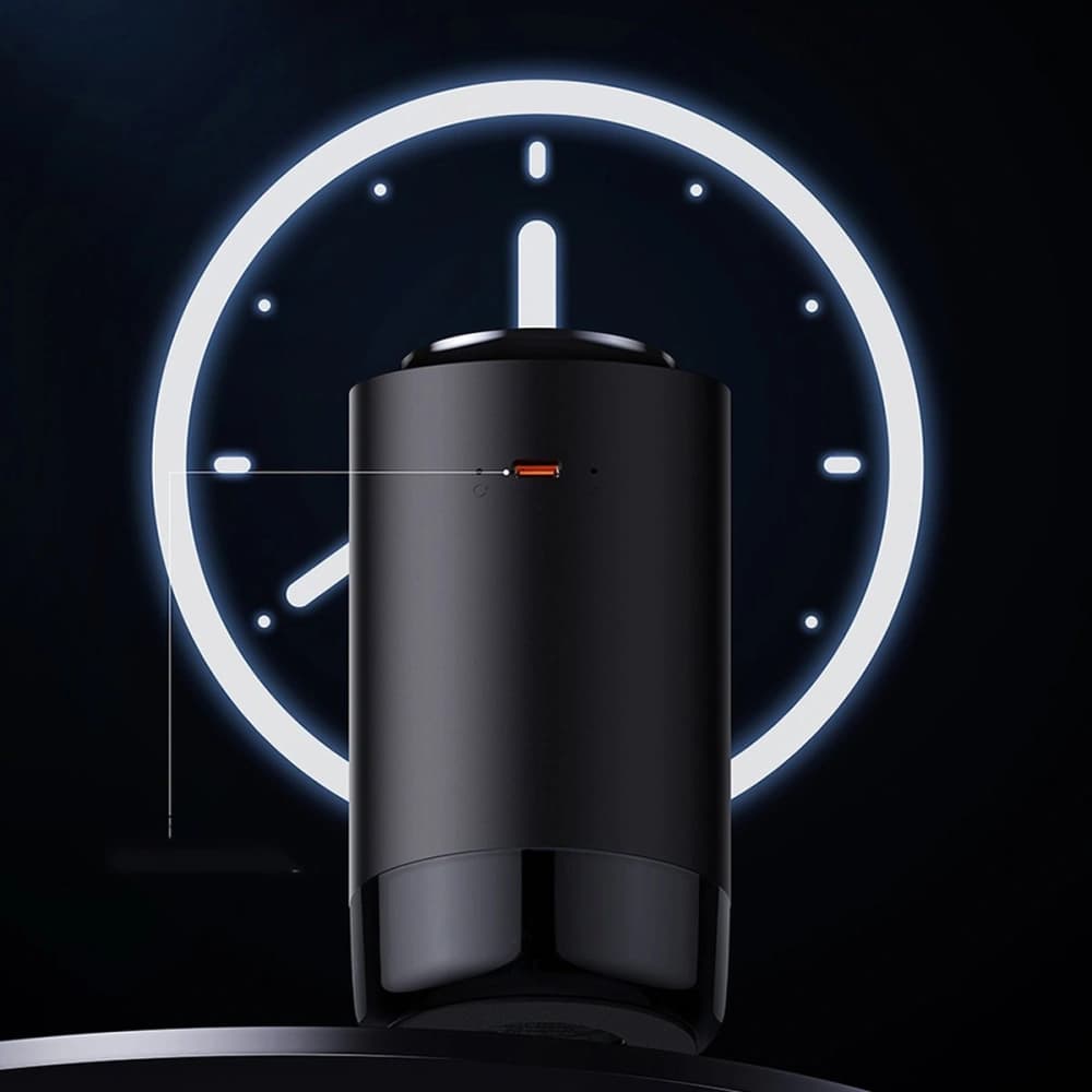 Odorizant auto Baseus negru (ceai alb / piersică suculentă) + cablu USB-C 1m - 19