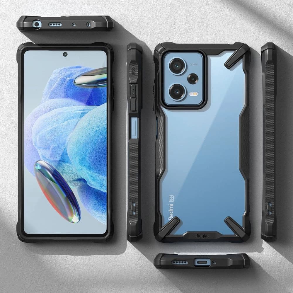 Etui Ringke Fusion-X Xiaomi Redmi Note 12 Pro 5G/POCO X5 Pro 5G Negru - 5