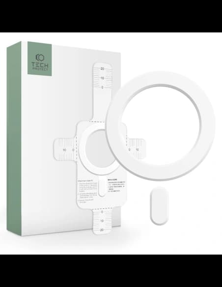 Tech-Protect MagSafe Ring Magmat Magsafe Universal Magnetischer Ring Weiß