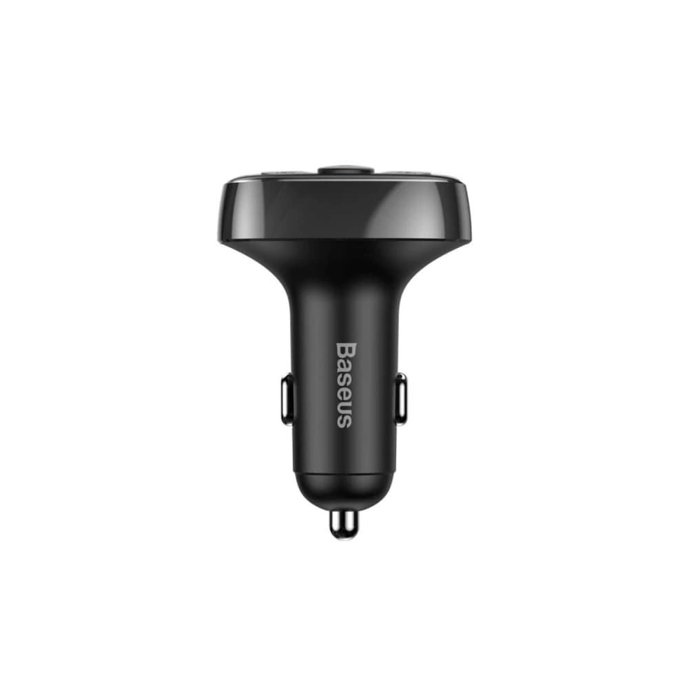Baseus FM-Transmitter T getippt Bluetooth 2xUSB microSD (schwarz) - 4