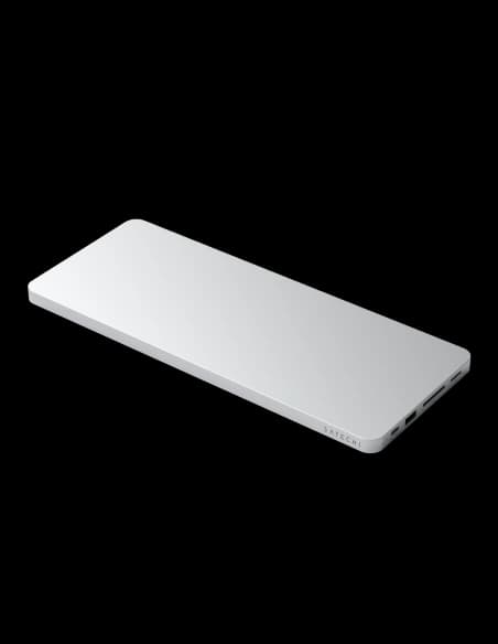 Dockovací stanice Satechi Slim Dock pro Apple iMac 24 USB-C (USB-C 10Gb, USBA-A 10Gb, 2x USB-A, čtečka karet micro/SD (stříbrná)