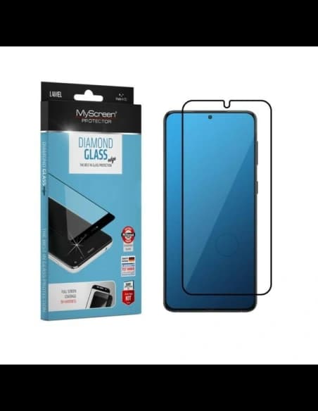 Sticlă securizată MyScreen Diamond Glass Edge Samsung Galaxy S21+ Plus negru/black