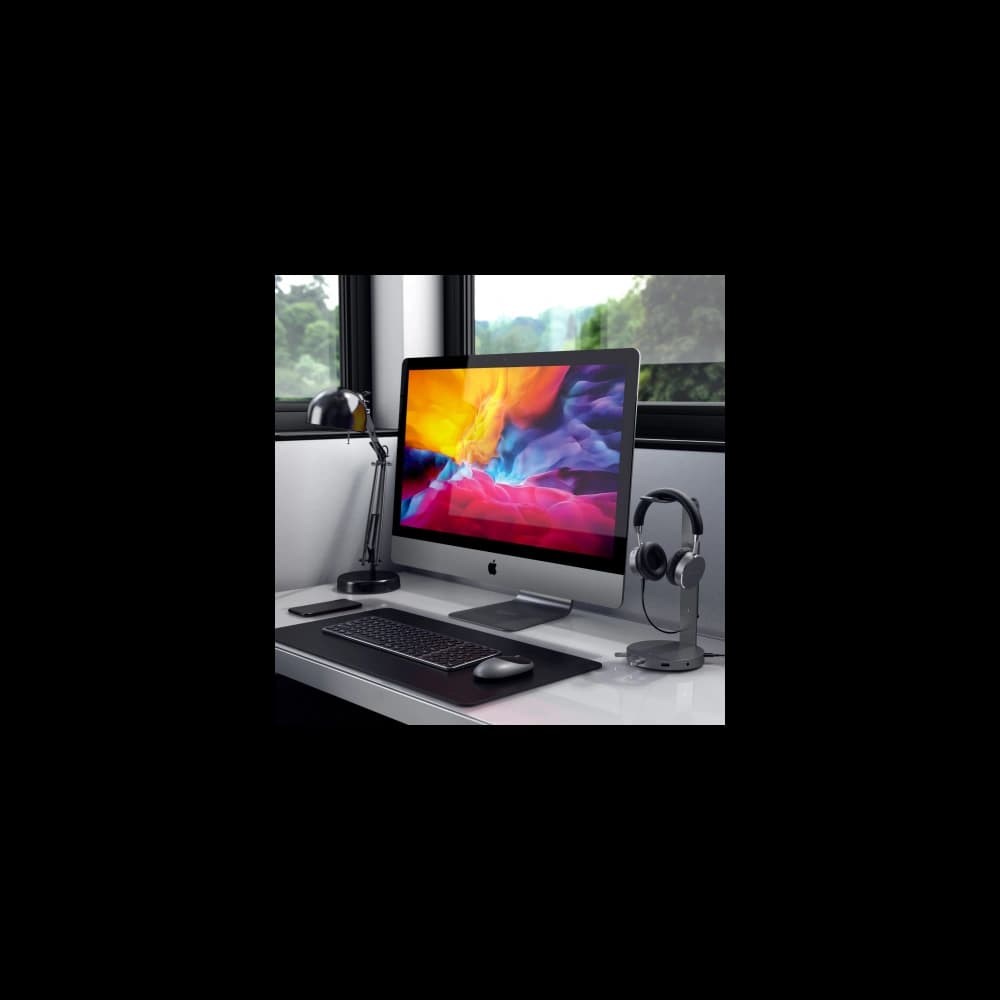 Satechi Kopfhörerständer Aluminium USB-C Kopfhörerständer (USB-A, Klinkenanschluss) (spacegrau) - 2