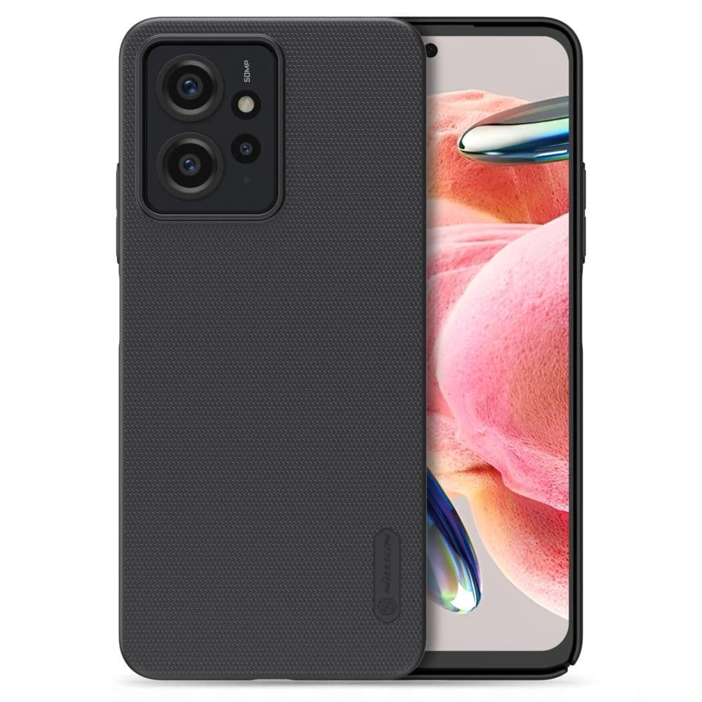 Nillkin Xiaomi Fall mattiert Schild Redmi Note 12 LTE Schwarz - 1