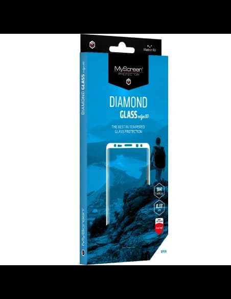 MyScreen Diamond Glass Edge 3D Honor Magic 5 Lite schwarz/schwarz gehärtetes Glas