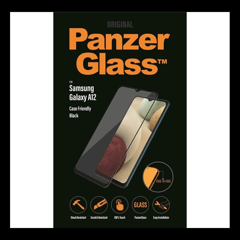 PanzerGlass E2E Regular Samsung Galaxy A12 black/black - 1