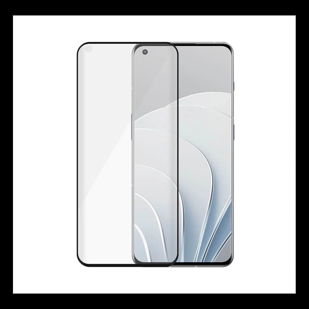 Sticlă securizată PanzerGlass E2E Microfracture OnePlus 9 Pro Case Friendly negru/black Antibacterial - 3