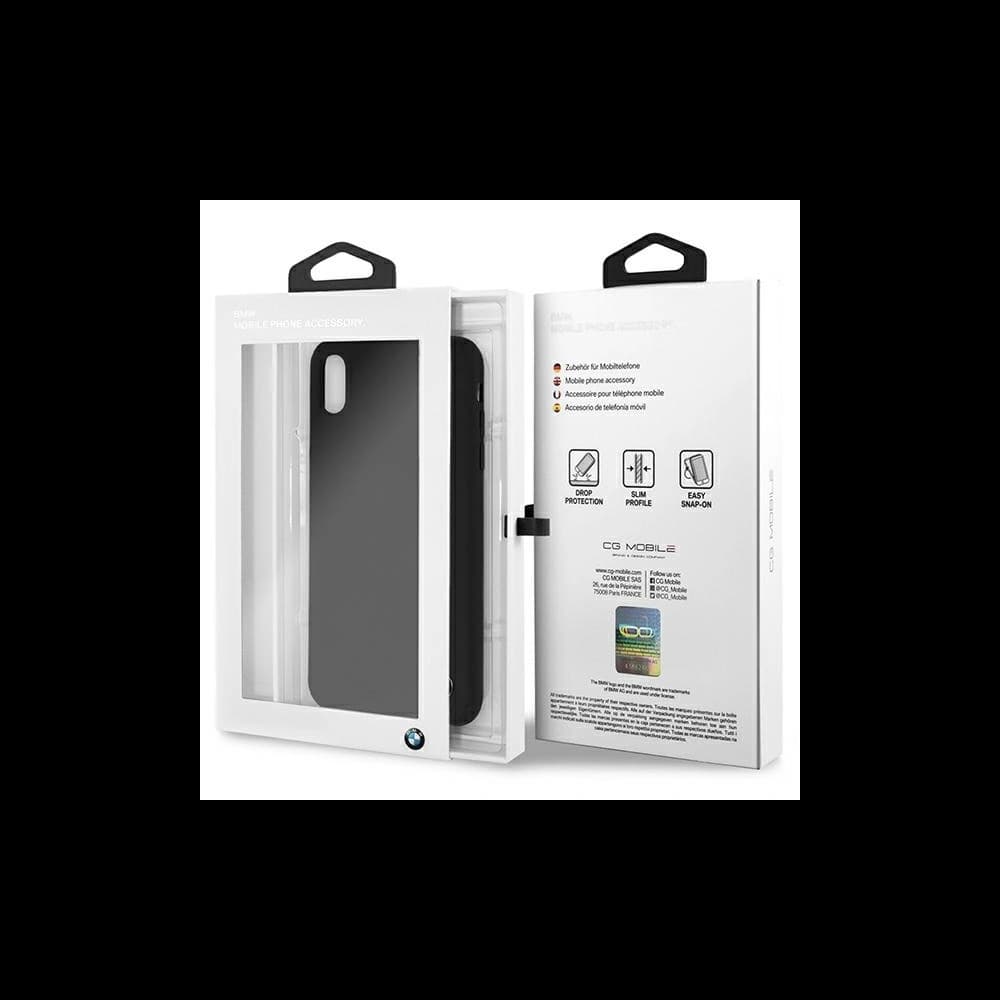 BMW BMHCI65SILBK Apple iPhone XS Max black hardcase Silicone - 7