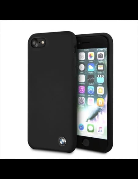 Etui BMW BMHCI8SILBK Apple iPhone SE 2022/SE 2020/8/7 černý/black hardcase silikon