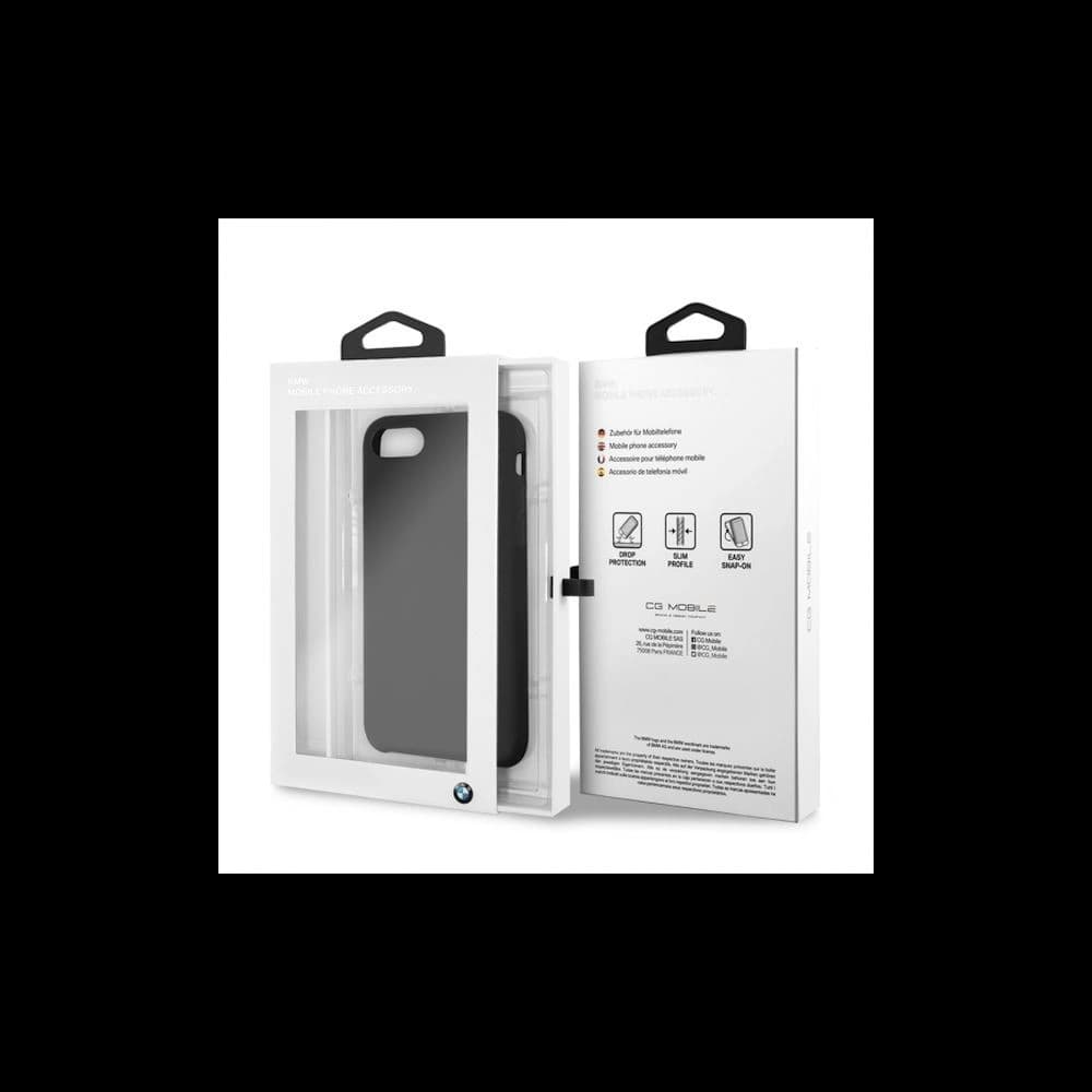 Etui BMW BMHCI8SILBK Apple iPhone SE 2022/SE 2020/8/7 černý/black hardcase silikon - 5