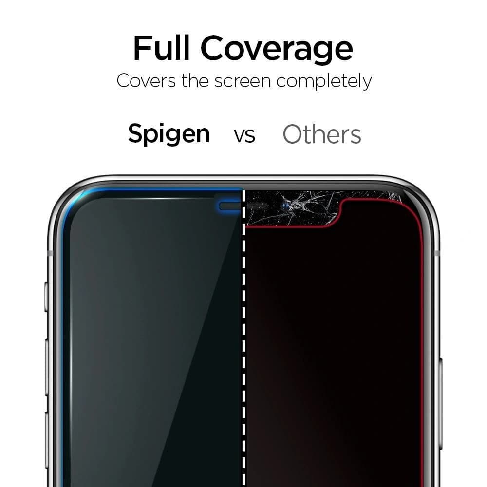 Gehärtetes Glas Spigen GLAS.tR AlignMaster Apple iPhone 11 Schwarz - 6