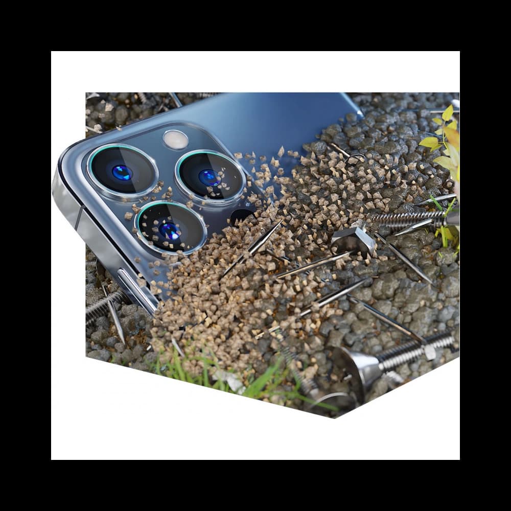 Hybридní sklo na objektiv fotoaparátu 3MK Lens Protection Pro Samsung Galaxy A24 4G černé/black - 4