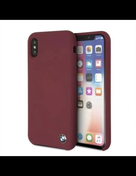 Etui BMW BMHCPXSILRE Apple iPhone XS/X roșu/red hardcase Silicon