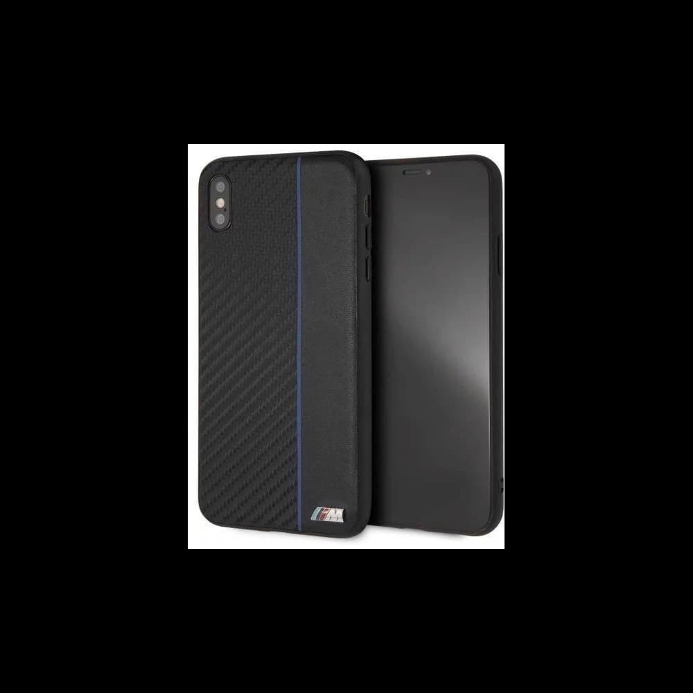 BMW BMHCI65CAPNBK Apple iPhone XS Max navy hardcase Carbon - 1