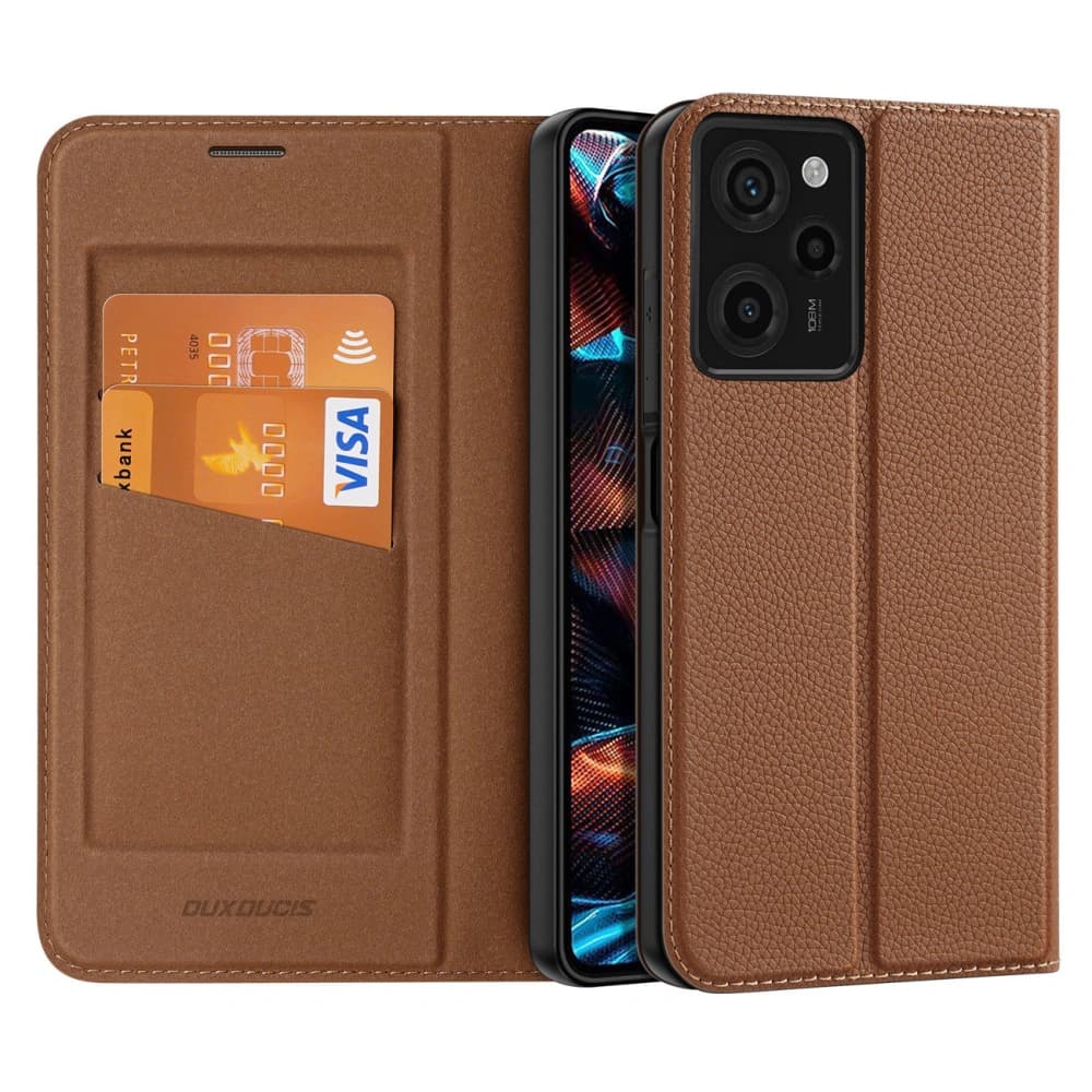 Dux Ducis Skin X2 Xiaomi Redmi Note 12 Pro/POCO X5 Pro 5G brown - 1