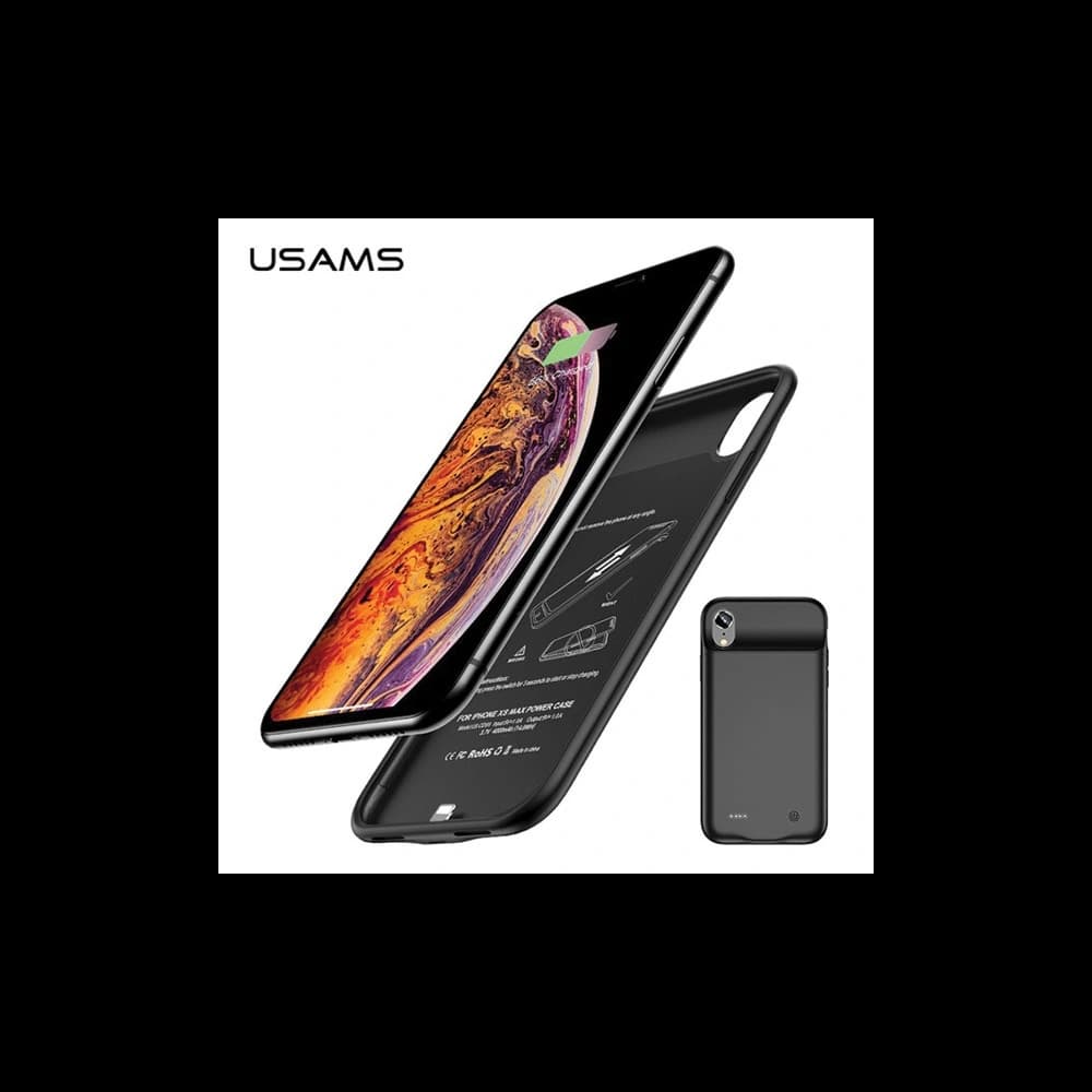 USAMS Power Case Apple iPhone XS Max 4000mAh black (US-CD69) - 2
