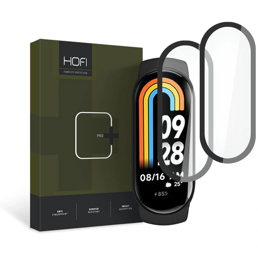 Hofi Hybrid Pro+ Xiaomi Smart Band 8 / 8 NFC / 9 Black [2 PACK] - 1